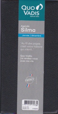 Agenda de poche Quo vadis Silma de Janvier à Décembre 2025