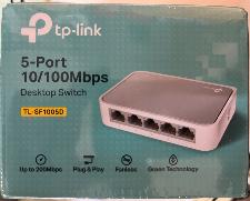 Tp-link switch 5 port 10/100 Mbps TL-SF1005D plug and play pret a l'emploi