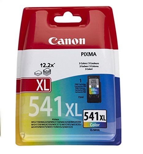 CANON PG-540L Noir Cartouche d'encre (5224B011) pour PiXMA MG2150, MG4250,  MX535 avec Quadrimedia
