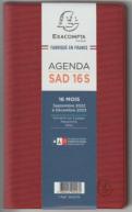 AGENDA Exacompta 16427E Semainier de poche septembre à décembre 16 spirale Winner version  2024-2025