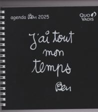 Quo Vadis  Agenda Semainier 2025 Spiralé Ben Executif S 16x16 cm