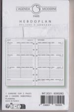 830028Q Agenda Moderne recharge Hebdoplan INT 2021 Version 2025