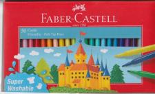 Feutres Faber-Castell Boite de 50 feutres sous etui en carton super lavable